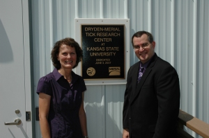 4.Mike & Joan at the dedication of the Dryden-Merial Tick Research building.